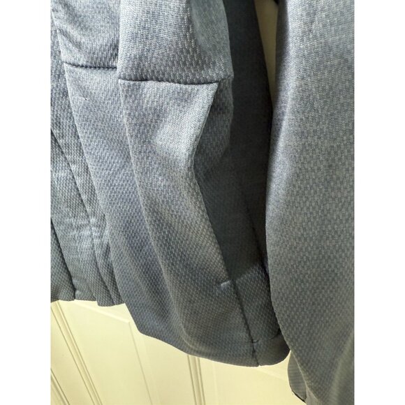 Adidas Men’s Tl Full Zip Blue Gray Hoodie Climawarm Size Small EUC - Picture 4 of 12